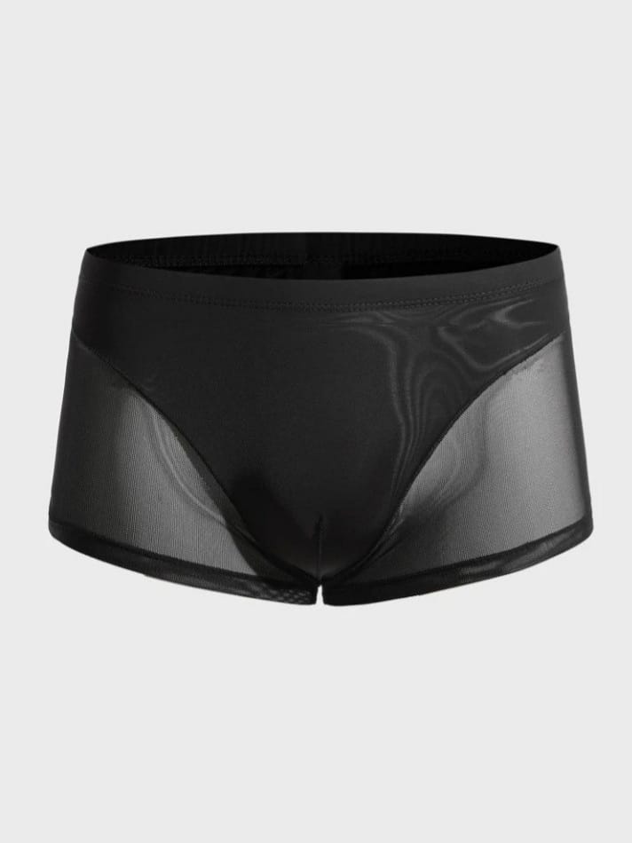 Figaro Men's Mesh Panel Boxer Briefs Underwear
